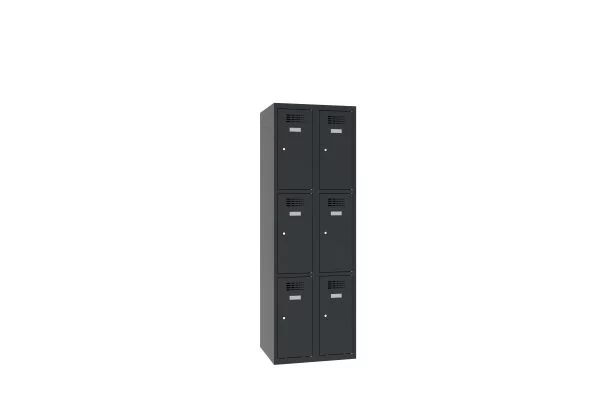 Garderobes skapis SUS323W ar 6 durtiņām