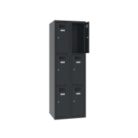 SUS323W metāla skapis ar 6 durtiņām