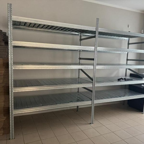 METALSISTEM plauktu sistēma 2500 x 800 x 3690 mm, lietota